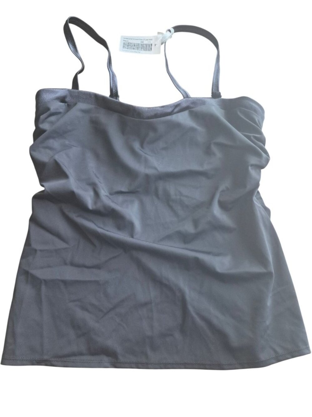 Pour Moi? Jet Set Black Tankini Top With Removable Straps 36E